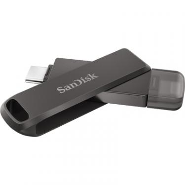 USB флеш накопитель SanDisk 256GB iXpand Luxe USB-C/Lightning Фото 1
