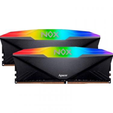 Модуль памяти для компьютера Apacer DDR4 32GB (2x16GB) 3600 MHz NOX RGB Black Фото 1