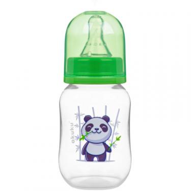 Бутылочка для кормления Akuku Зелена Панда, 125 мл Фото