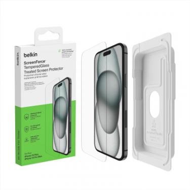 Стекло защитное Belkin iPhone 15 Plus/14 Pro Max TemperedGlass (1 Pack) Фото