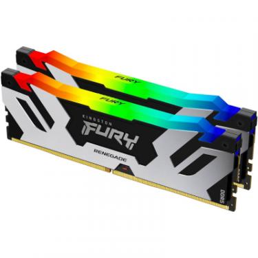 Модуль памяти для компьютера Kingston Fury (ex.HyperX) DDR5 32GB (2x16GB) 7200 MHz Renegade RGB XMP Фото 1