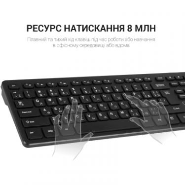 Клавиатура OfficePro SK276 USB Black Фото 5