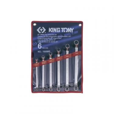 Ключ KING TONY накидний 45 градусів 6шт., 10-26мм Фото
