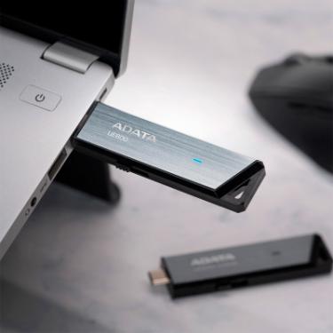 USB флеш накопитель ADATA 128GB Elite UE800 Silver USB3.1 Type-C Фото 4