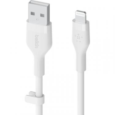 Дата кабель Belkin USB 2.0 AM to Lightning 2.0m White Фото 1