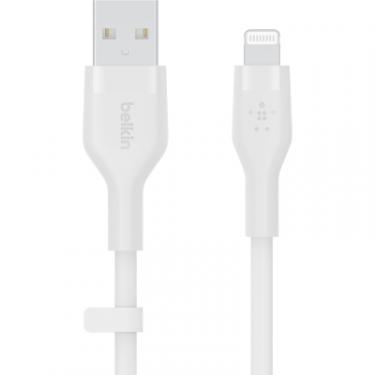 Дата кабель Belkin USB 2.0 AM to Lightning 2.0m White Фото 3