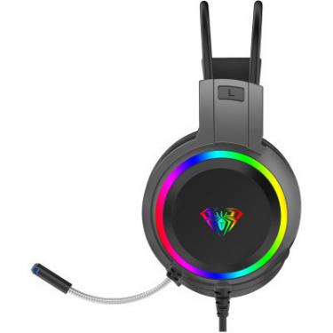Наушники Aula S608 Wired Gaming Headset 3.5mm*2 + USB Black Фото 1