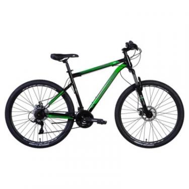 Велосипед Discovery Trek AM DD 27.5" 19.5" ST 2024 Чорно-зелений Фото