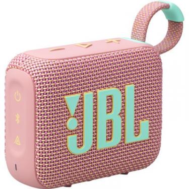 Акустическая система JBL Go 4 Pink Фото