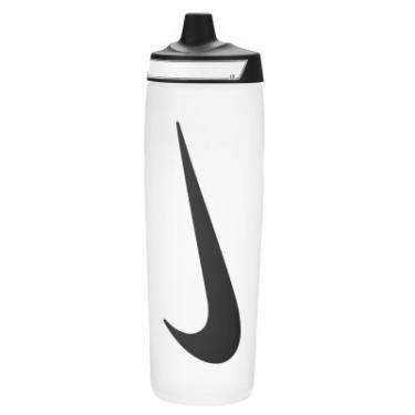 Бутылка для воды Nike Refuel Bottle 24 OZ білий, чорний 709 мл N.100.766 Фото