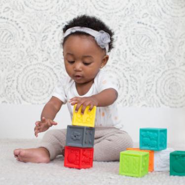 Развивающая игрушка Infantino силіконові кубики Порахуй звірят Фото 1