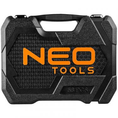 Набор головок Neo Tools 58шт, 1/2", CrV, кейс Фото 10