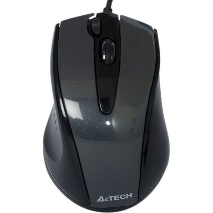 Мышка A4Tech N-500F-1 USB Glossy Grey Фото