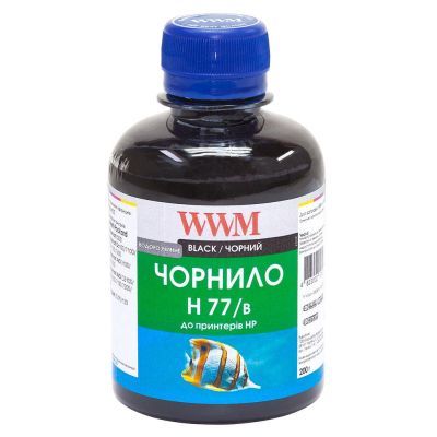 Чернила WWM HP №177 84 black 200ml Фото