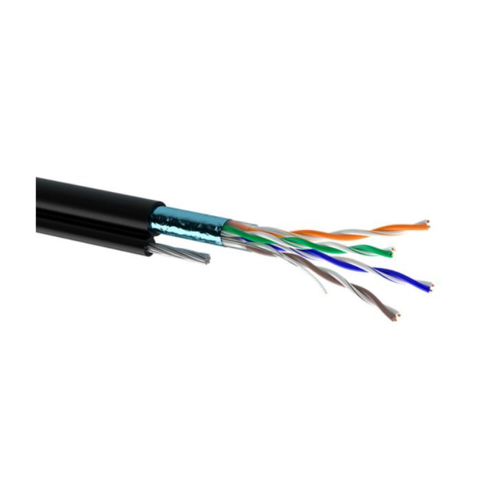 Кабель сетевой OK-Net FTP 500м cat.5e наружный с троссом 7*0,5 (F/UTP-ca Фото