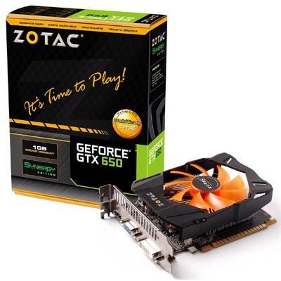 Видеокарта Zotac GeForce GTX650 1024Mb Synergy Фото