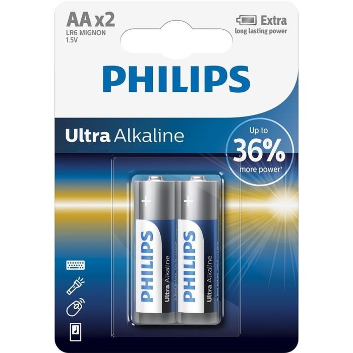 Батарейка Philips LR06 Ultra Alkaline * 2 Фото