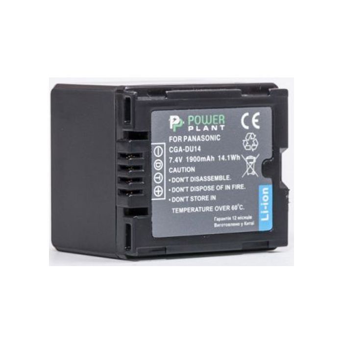 Аккумулятор к фото/видео PowerPlant Panasonic CGA-DU14 Фото