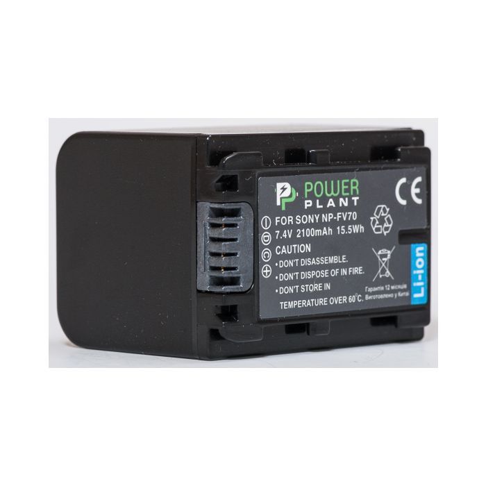 Аккумулятор к фото/видео PowerPlant Sony NP-FV70 Фото