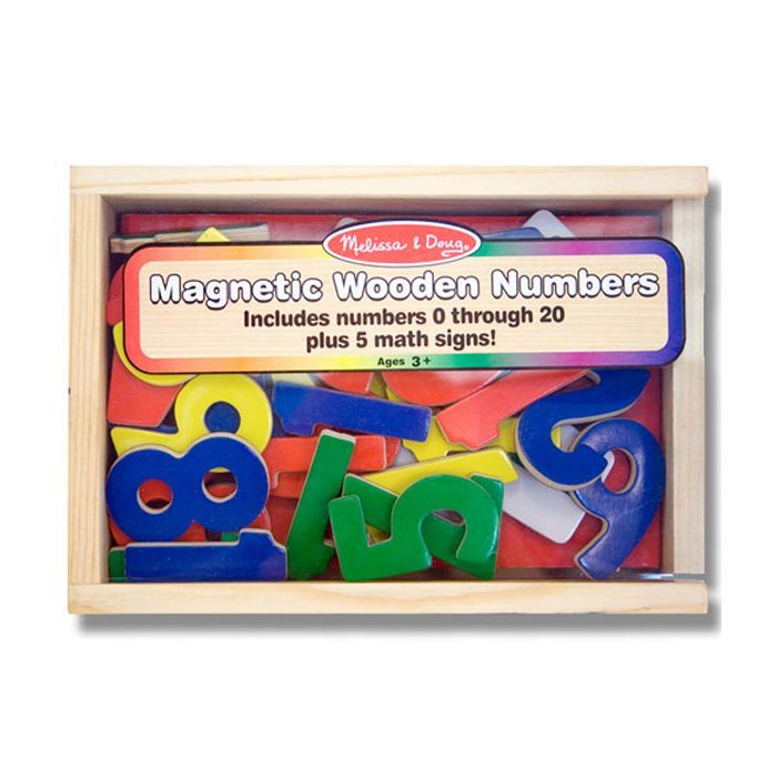 Развивающая игрушка Melissa&Doug Магнитные деревянные цифры Фото