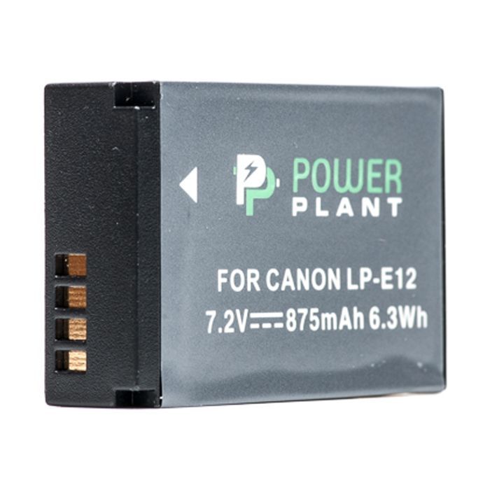 Аккумулятор к фото/видео PowerPlant Canon LP-E12 Фото
