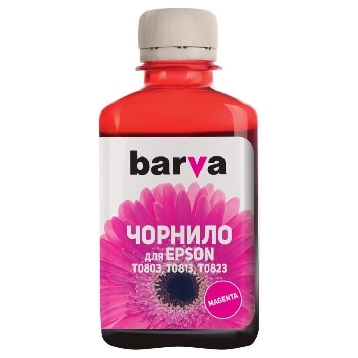 Чернила Barva EPSON T0813 MAGENTA 180г Фото