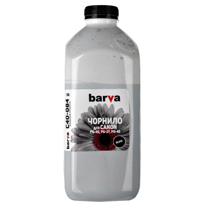 Чернила Barva CANON PG-40 1кг BLACK Pigment Фото