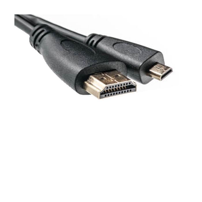 Кабель мультимедийный PowerPlant HDMI M to HDMI micro M 0.5m Фото