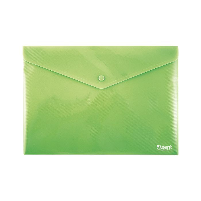 Папка - конверт Axent А4, textured plastic, green Фото