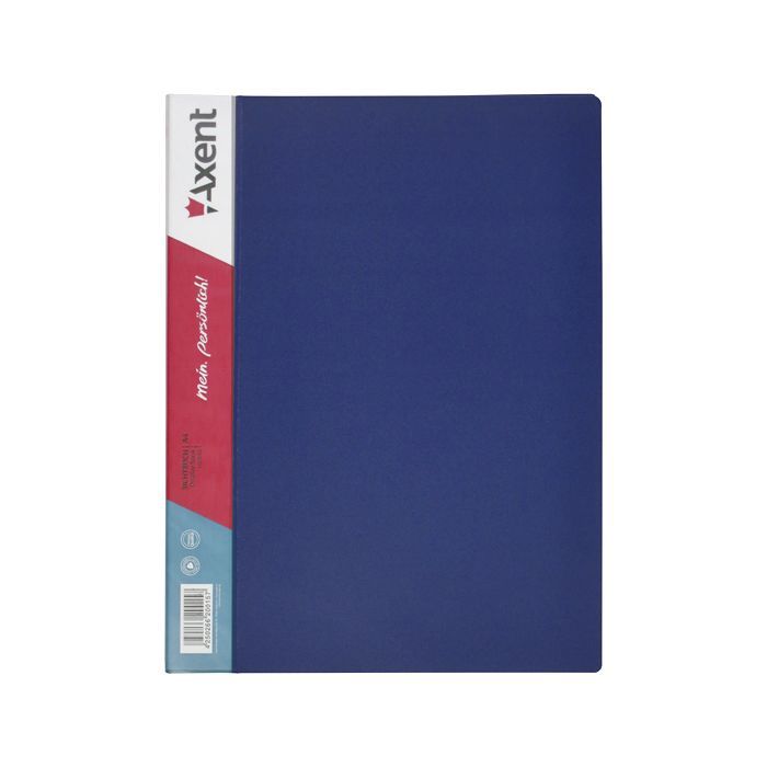 Папка с файлами Axent 20 sheet protectors, blue Фото
