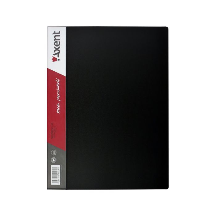 Папка с файлами Axent 40 sheet protectors, black Фото