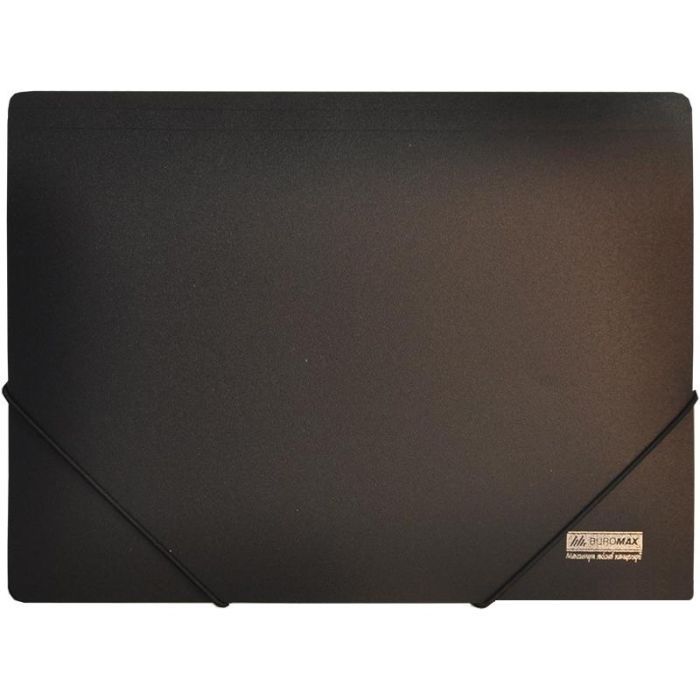 Папка на резинках Buromax А4, JOBMAX, black Фото