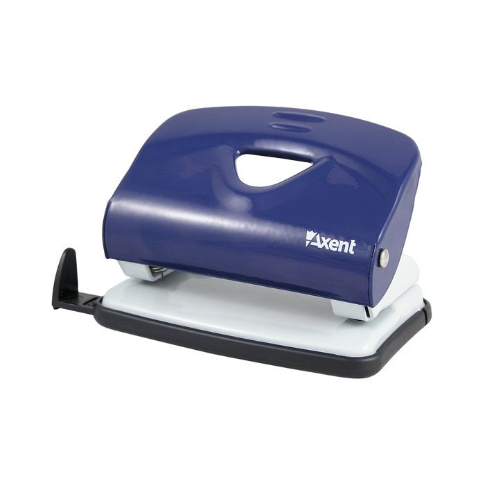 Дырокол Axent Exakt-2 metal, 20sheets, blue Фото