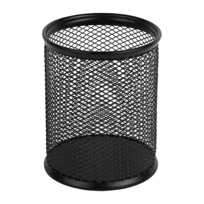 Подставка для ручек Axent round 80х80х100мм, wire mesh, black Фото