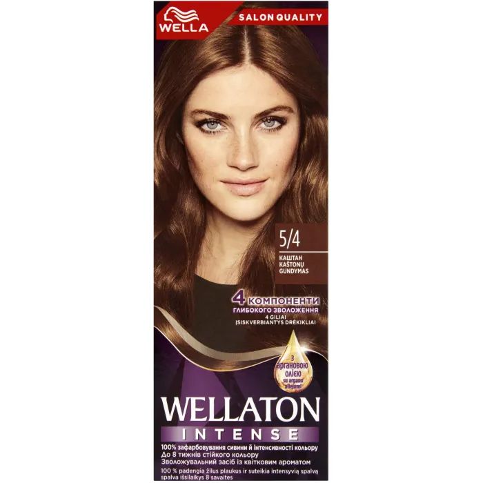 Краска для волос Wellaton 5/4 Каштан 110 мл Фото