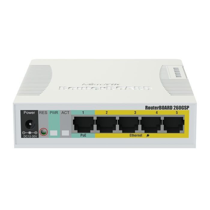 Коммутатор сетевой Mikrotik RB260GSP Фото