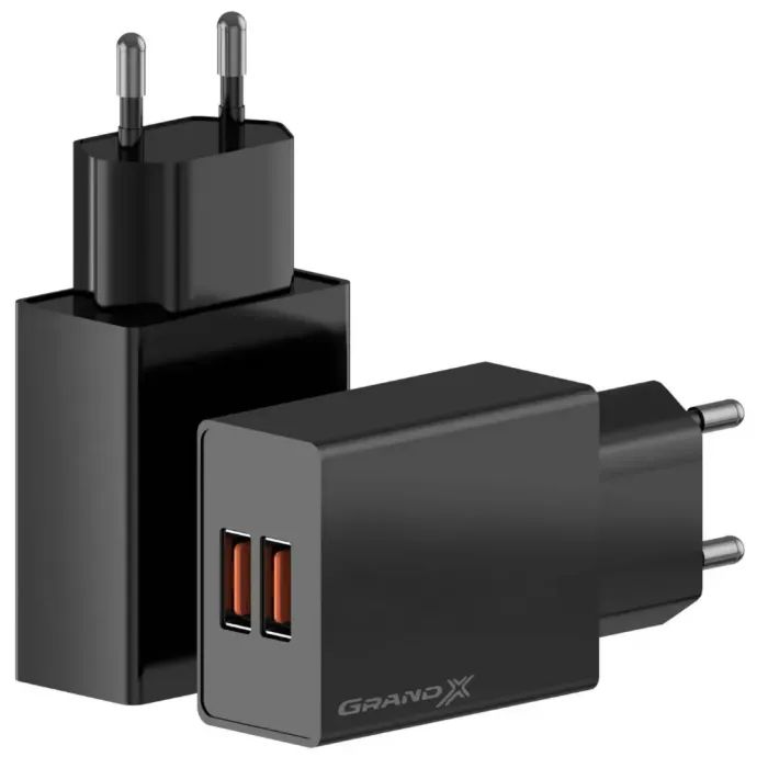 Зарядное устройство Grand-X 5V 2.1A USB Black Фото