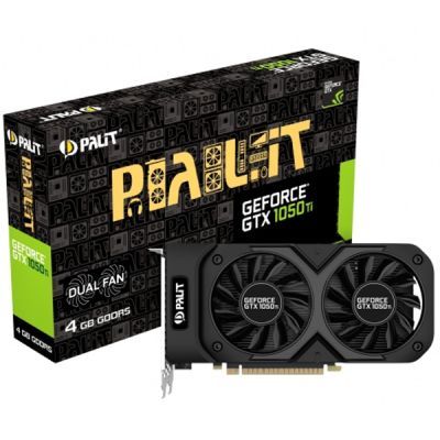Видеокарта Palit GeForce GTX1050 Ti 4096Mb DUAL Фото