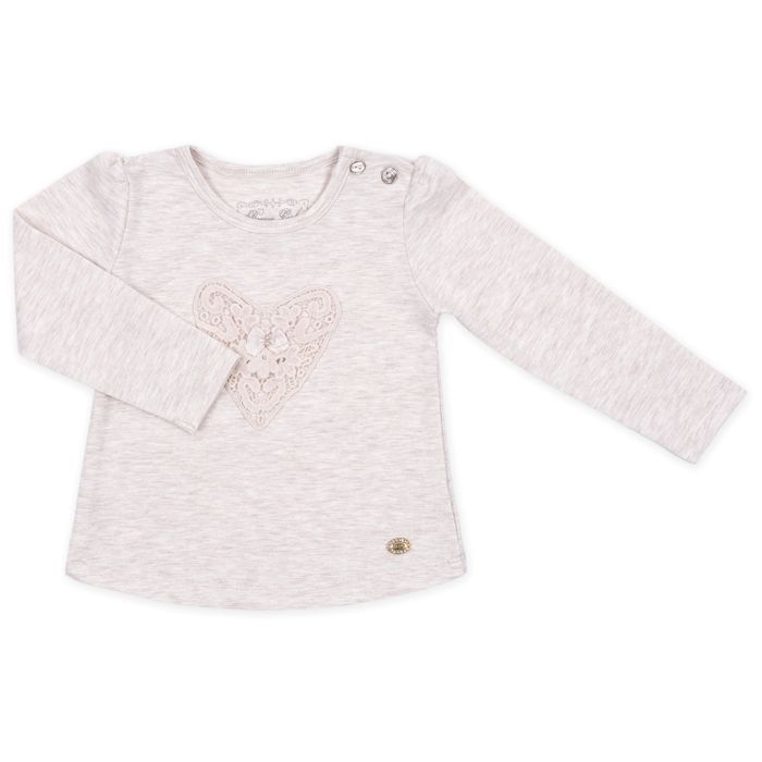 Кофта детская Breeze с кружевным сердцем Фото