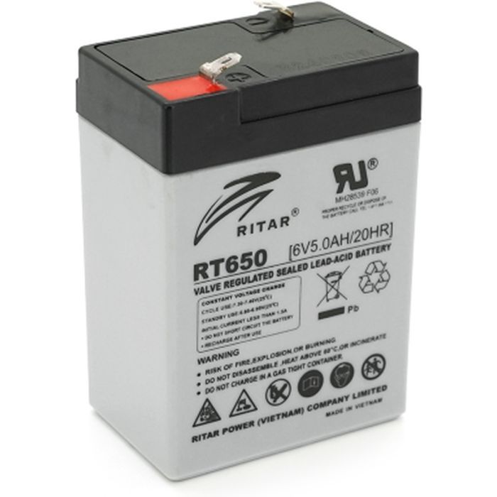 Батарея к ИБП Ritar AGM RT650, 6V-5Ah Фото