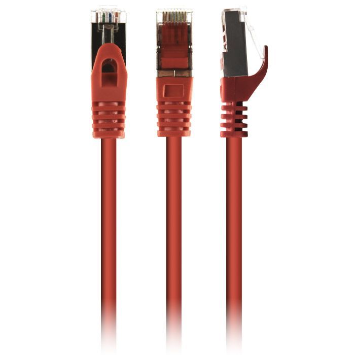 Патч-корд Cablexpert 0.5м S/FTP Cat 6A CU LSZH red Фото