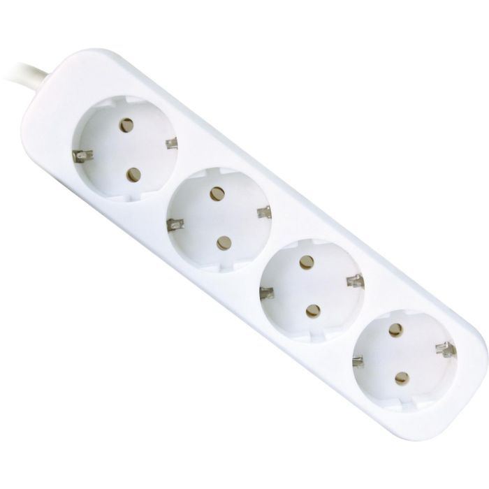 Сетевой удлинитель Defender E430 3.0 m 4 роз white Фото
