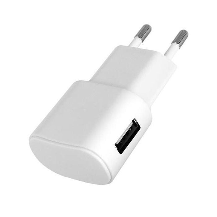 Зарядное устройство Florence USB, 1.0A + cable Lightning white Фото