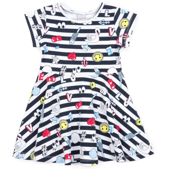 Платье детское Lovetti с рисуночками Фото