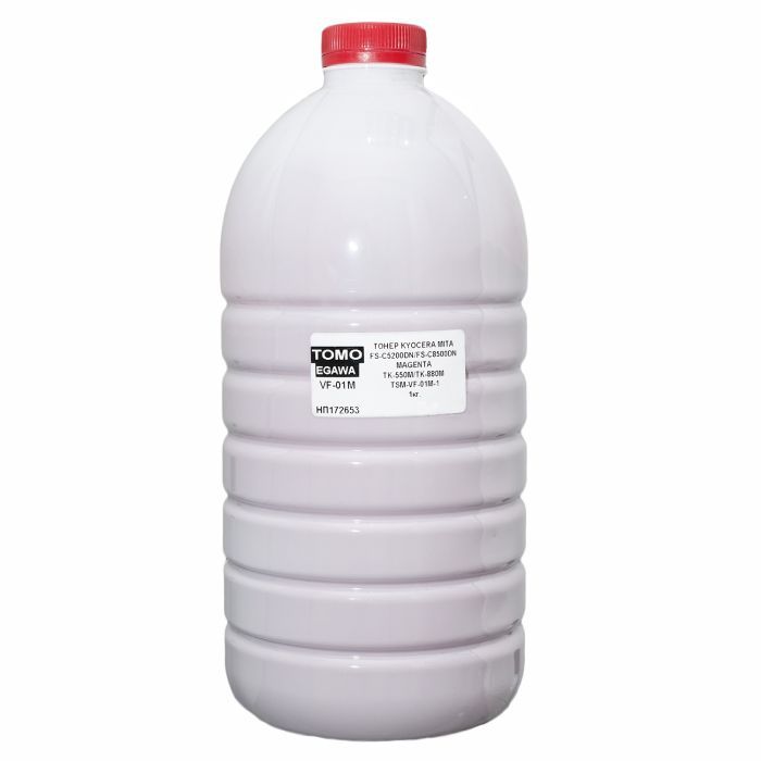 Тонер Tomoegawa KYOCERA TK-550/TK-880 1 kg MAGENTA Фото