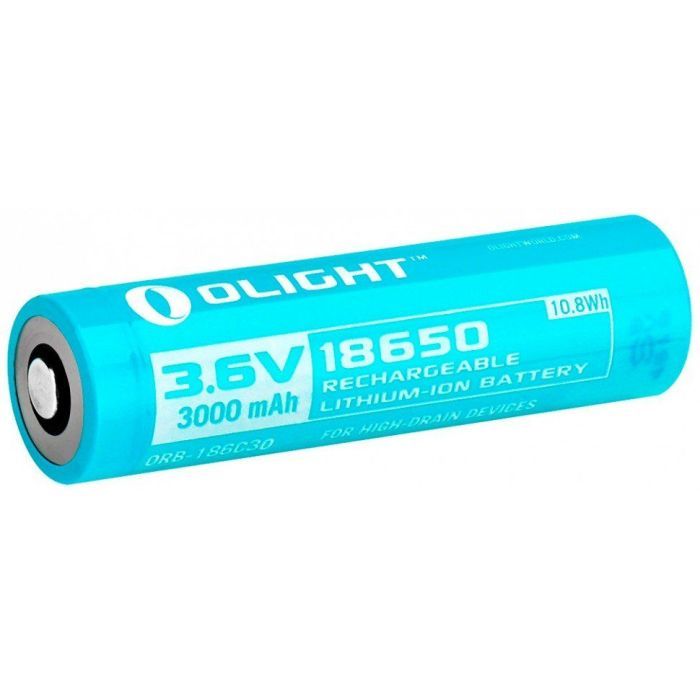 Аккумулятор Olight 18650 Li-Ion 3000mAh для H2R Фото