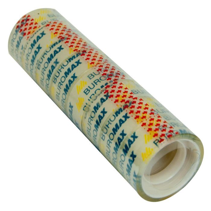 Скотч Buromax office, 18мм*10м, 8шт Фото