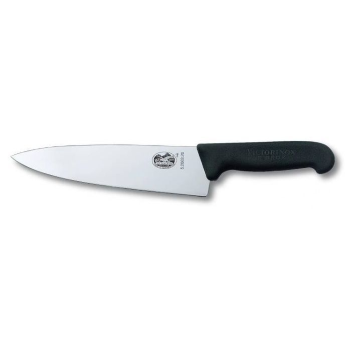 Кухонный нож Victorinox Fibrox разделочный 20 см, черный Фото