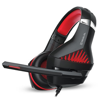 Наушники REAL-EL GDX-7600 Black/Red Фото