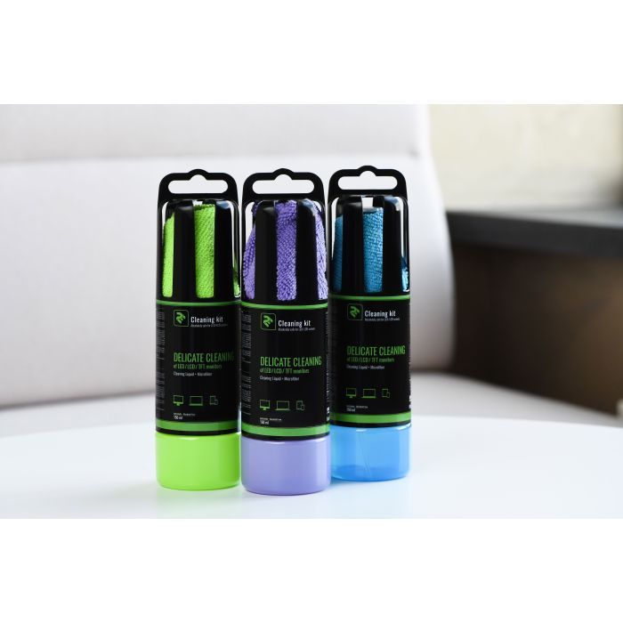 Спрей для очистки 2E 150ml Liquid для LED/LCD +Microfibre21см, Blue Фото 3